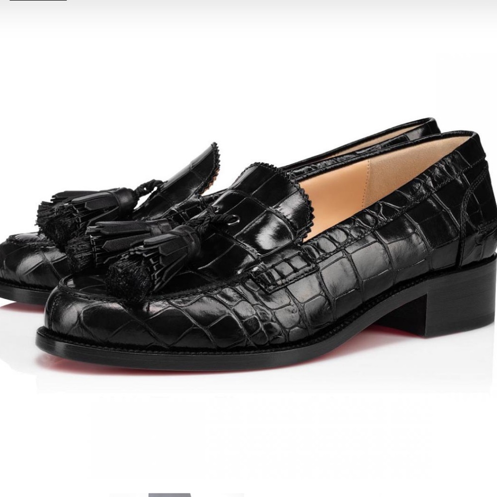 Women’s loafers Christian Louboutin with box and bag